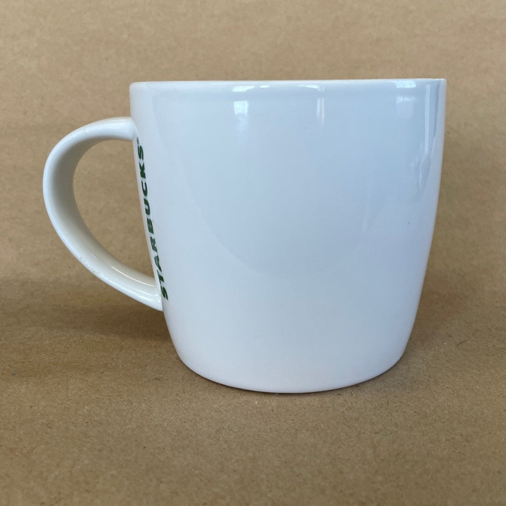Starbucks White Green Siren Mug-2016